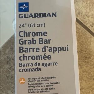 New! Guardian 24” Chrome Grab Bar.. Weight Capacity 300LB.
